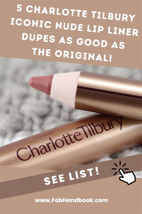 Charlotte Tilbury Iconic Nude Dupes